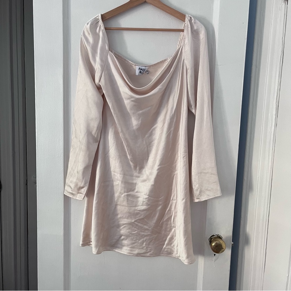Princess Polly White Silk dress